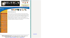 Desktop Screenshot of neutronelectronics.com