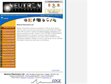Tablet Screenshot of neutronelectronics.com